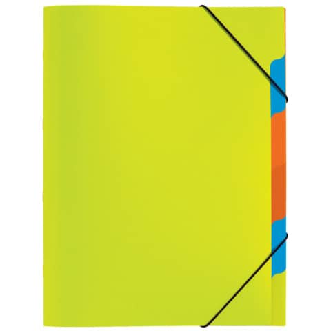 PAGNA Ordnungsmappe "Funky School", DIN A4, PP, 5 Fächer (EAN: 4009212041807)