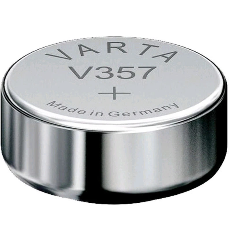 VARTA Silber-Oxid Uhrenzelle, V357 (SR44), 1,55 Volt (EAN: 4008496245710)