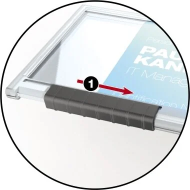 DURABLE Ausweishalter PUSHBOX MONO, transparent (EAN: 4005546808772)