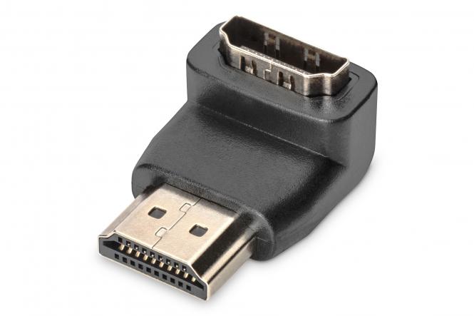 DIGITUS HDMI Knick-Adapter, 90 Grad gewinkelt, HDMI-A (EAN: 4016032296164)