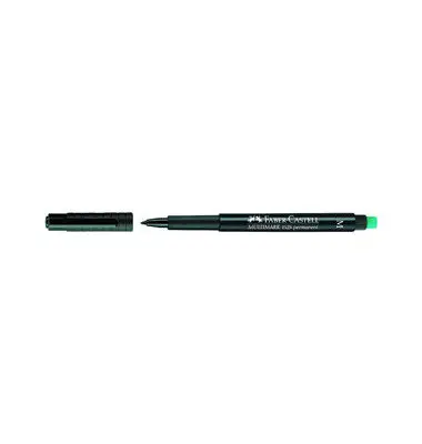 FABER-CASTELL Permanent-Marker MULTIMARK M, schwarz (EAN: 4005401525998)