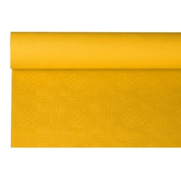 PAPSTAR Damast-Tischdecke, (B)1,2 x (L)8 m, gelb (EAN: 4002911185964)