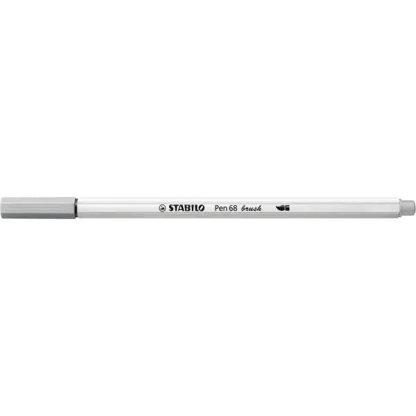 STABILO Pinselstift Pen 68 brush, mittelgrau (EAN: 4006381546034)