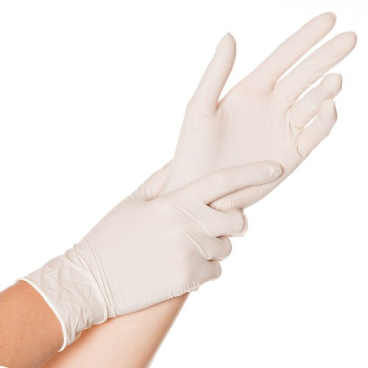 HYGOSTAR Latex-Handschuh Sense, M, natur, puderfrei (EAN: 4015544267518)