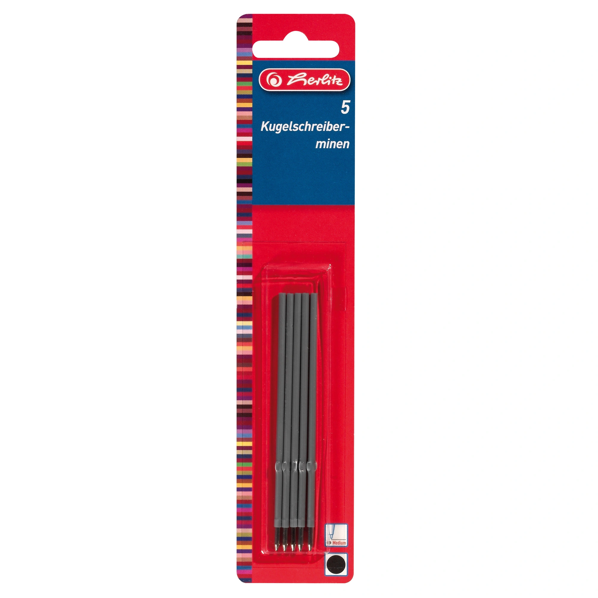 Herlitz Kugelschreiberminen X-20, schwarz (EAN: 4008110129235)