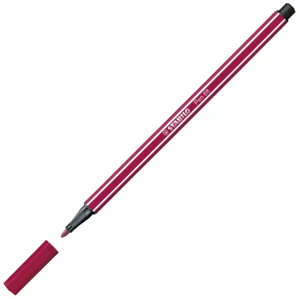 STABILO Fasermaler Pen 68, dunkelrot (EAN: 4006381333337)