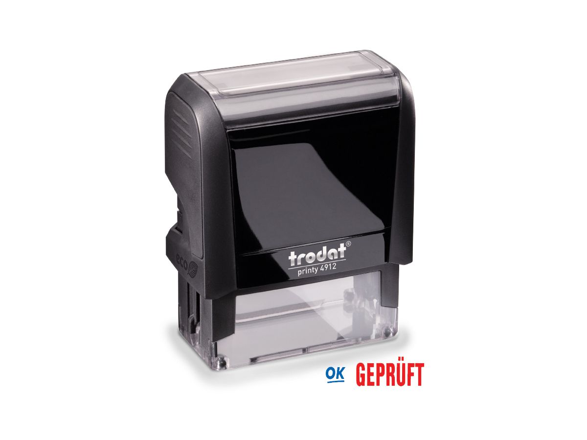 trodat Textstempelautomat Office Printy 4.0 4912 "GEPRÜFT" (EAN: 0092399432753)