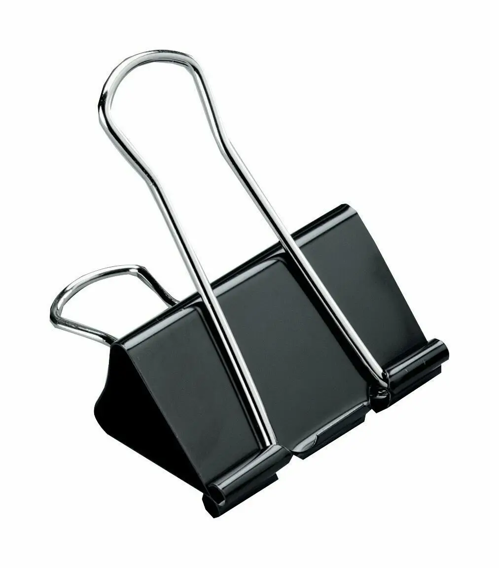 RAPESCO Foldback-Klammern, Breite: 19 mm, schwarz, 10 Stück (EAN: 5018505703000)
