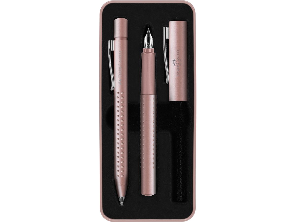 FABER-CASTELL Schreibgeräte-Set GRIP 2011, rosa (EAN: 4005402015399)