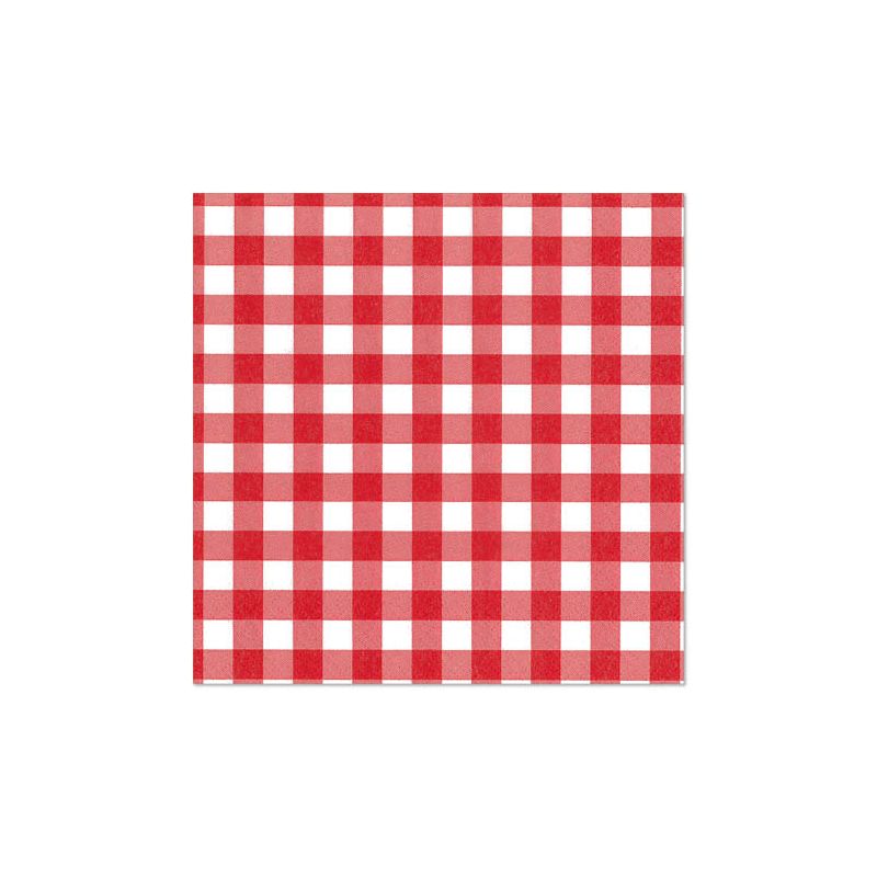 PAPSTAR Motiv-Servietten "Vichy Karo", 330 x 330 mm (EAN: 4002911803042)