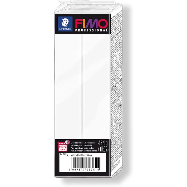 FIMO PROFESSIONAL Modelliermasse, weiß, 454 g (EAN: 4007817053614)