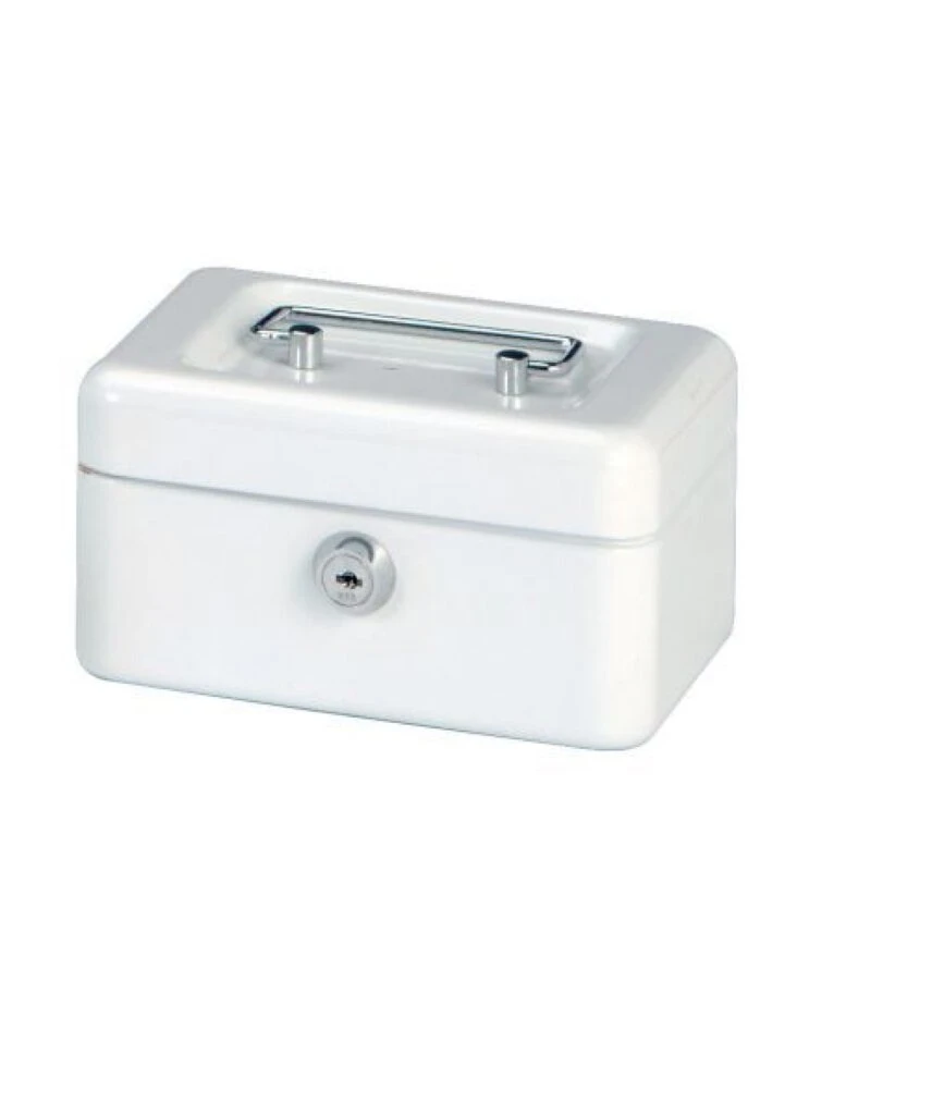 MAUL Geldkassette, weiß, Maße: (B)152 x (T)125 x (H)81 mm (EAN: 4002390004787)