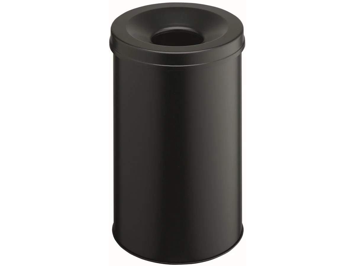 DURABLE Papierkorb SAFE, rund, 30 Liter, schwarz (EAN: 4005546988542)