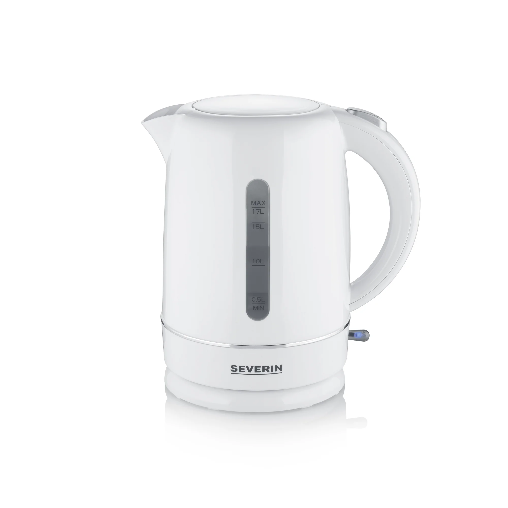 SEVERIN Wasserkocher WK 4325, 1,7 Liter, weiß (EAN: 4008146044113)