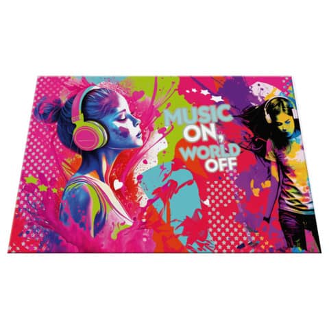 HERMA Schreibunterlage "Music Girl", (B)550 x (H)350 mm (EAN: 4008705195959)