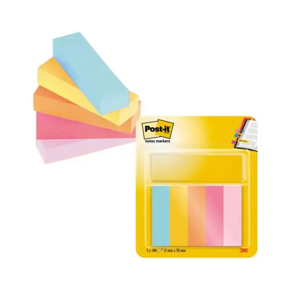 Post-it Haftstreifen Page Marker, Papier, schmal, Beachside (EAN: 4054596927049)