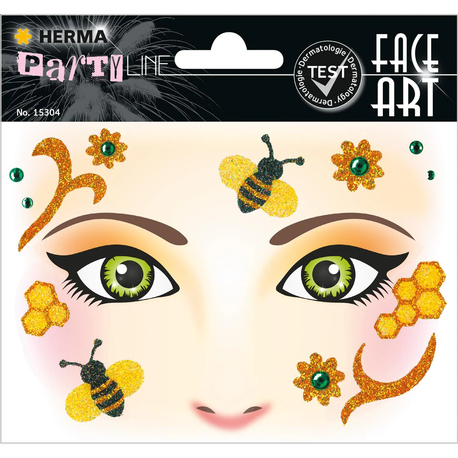 HERMA Face Art Sticker Gesichter "Honey Bee" (EAN: 4008705153041)