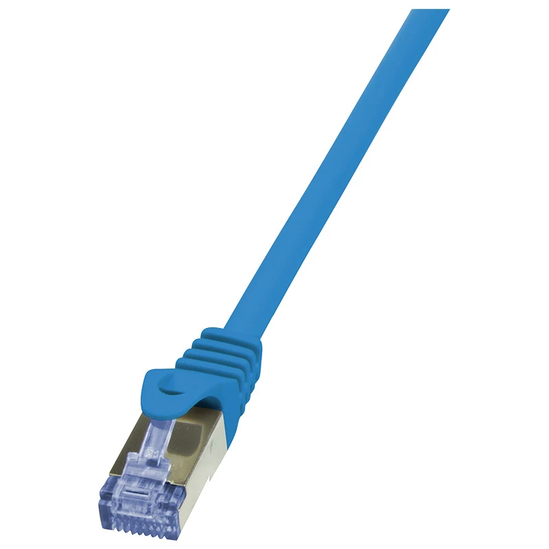 LogiLink Patchkabel, Kat. 6A, S/FTP, 0,5 m, blau (EAN: 4052792020540)