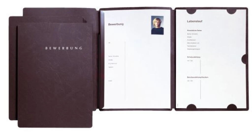 PAGNA Bewerbungsmappe "Select", DIN A4, aus Karton, schwarz (EAN: 4013951000803)