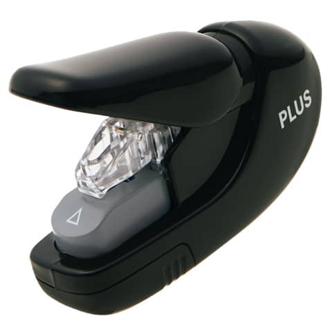 PLUS JAPAN Heftgerät SL-106AB klammerlos, schwarz (EAN: 4977564689575)