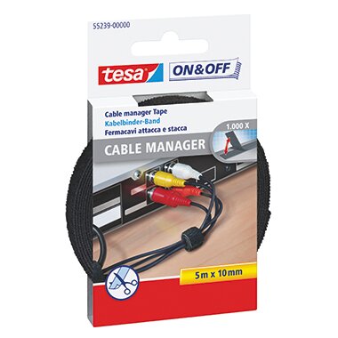 tesa On & Off Klett-Kabelbinder Cable Manager Universal (EAN: 4042448859150)