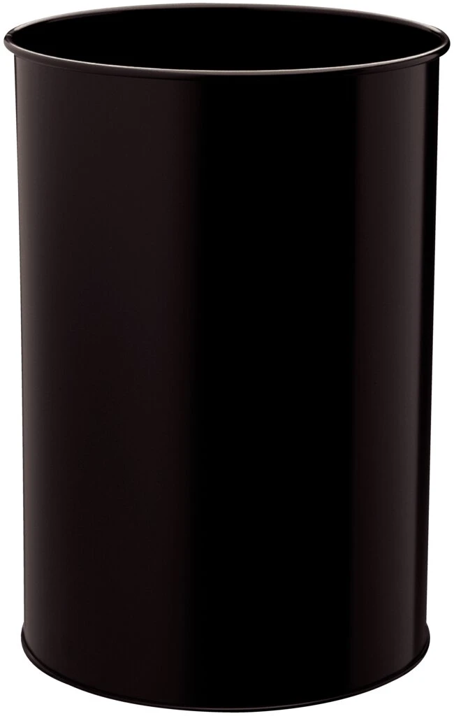 DURABLE Papierkorb METALL, rund, 30 Liter, schwarz (EAN: 4005546988429)