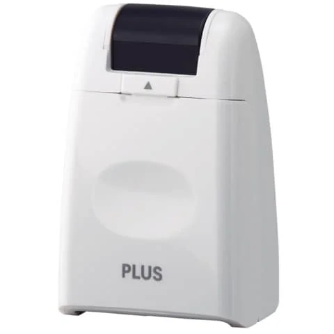 PLUS JAPAN Datenschutz-Rollstempel Standard, weiß (EAN: 4977564525057)