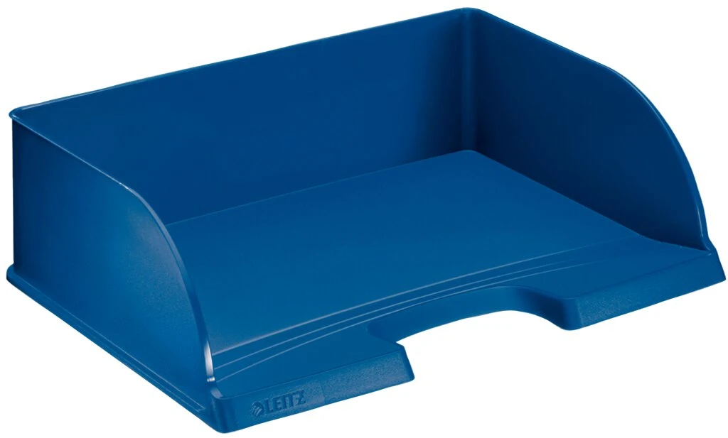 LEITZ Briefablage Plus Jumbo, DIN A4 quer, Polystyrol, blau (EAN: 4002432389094)