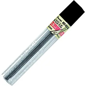 Pentel Druckbleistift-Mine HI-POLYMER SUPER, Härtegrad: 4H (EAN: 0072512007402)