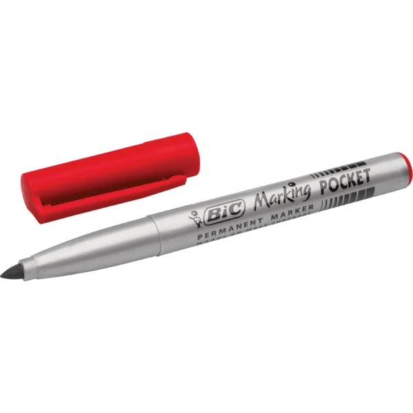 BIC Permanent-Marker Marking POCKET ECOlutions, rot (EAN: 3086123334427)