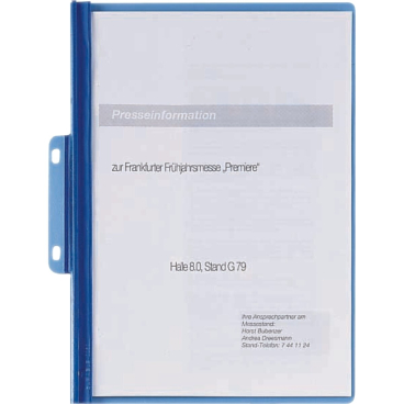 DURABLE Schnellbindemappe DURABIND, DIN A4, blau (EAN: 4005546200316)