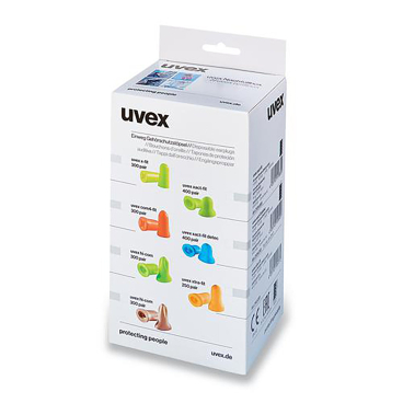 uvex Einweg-Gehörschutzstöpsel com4-fit, orange, Größe S (EAN: 4031101501277)