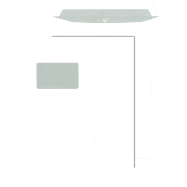 MAILmedia Versandtasche Offset weiß, C4, mit Fenster (EAN: 4018529007802)
