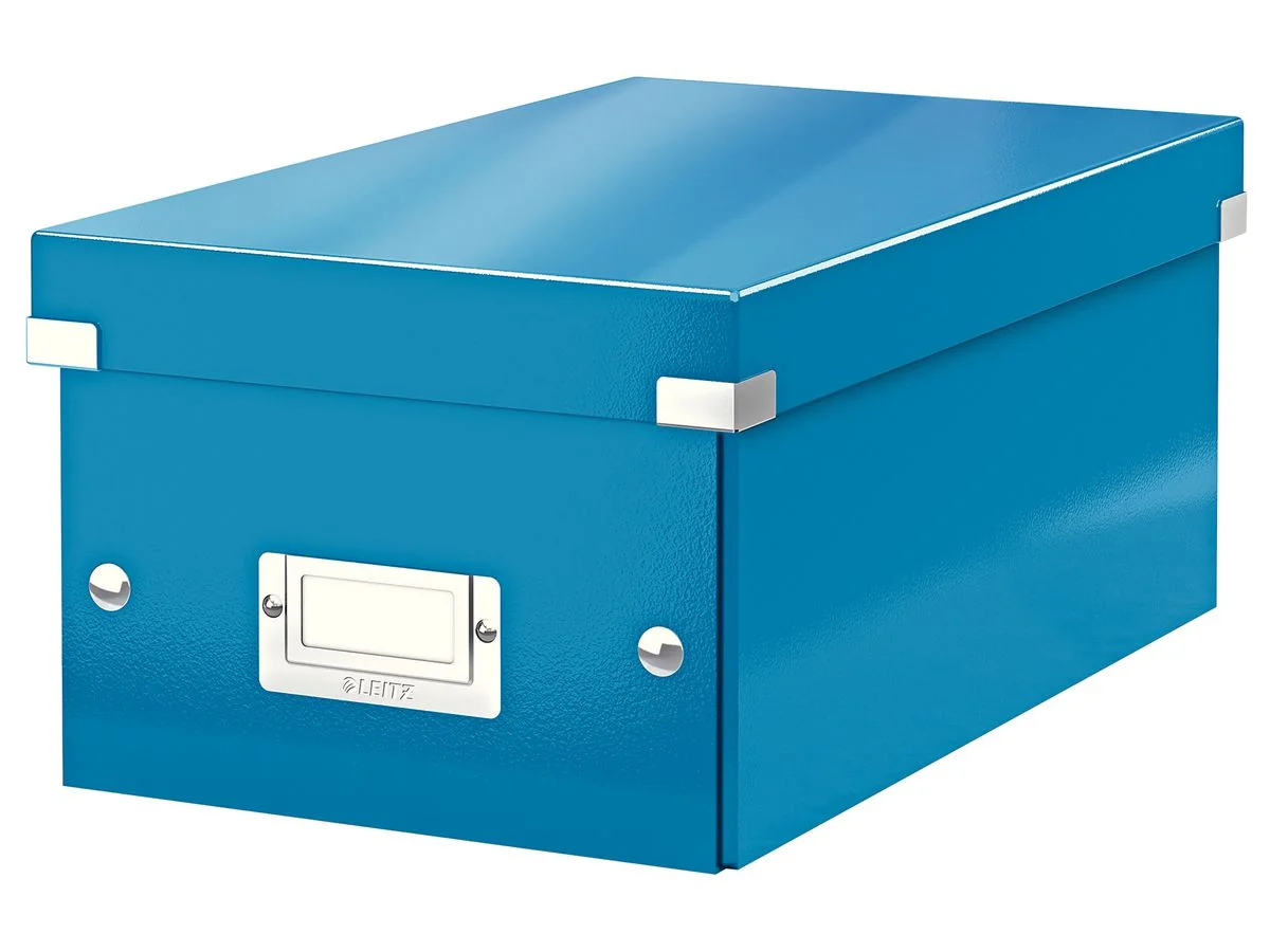 LEITZ DVD-Ablagebox Click & Store WOW, blau (EAN: 4002432103720)