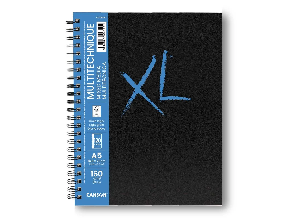 CANSON Skizzenbuch XL BOOK MIXED MEDIA, DIN A5 (EAN: 3148950043481)