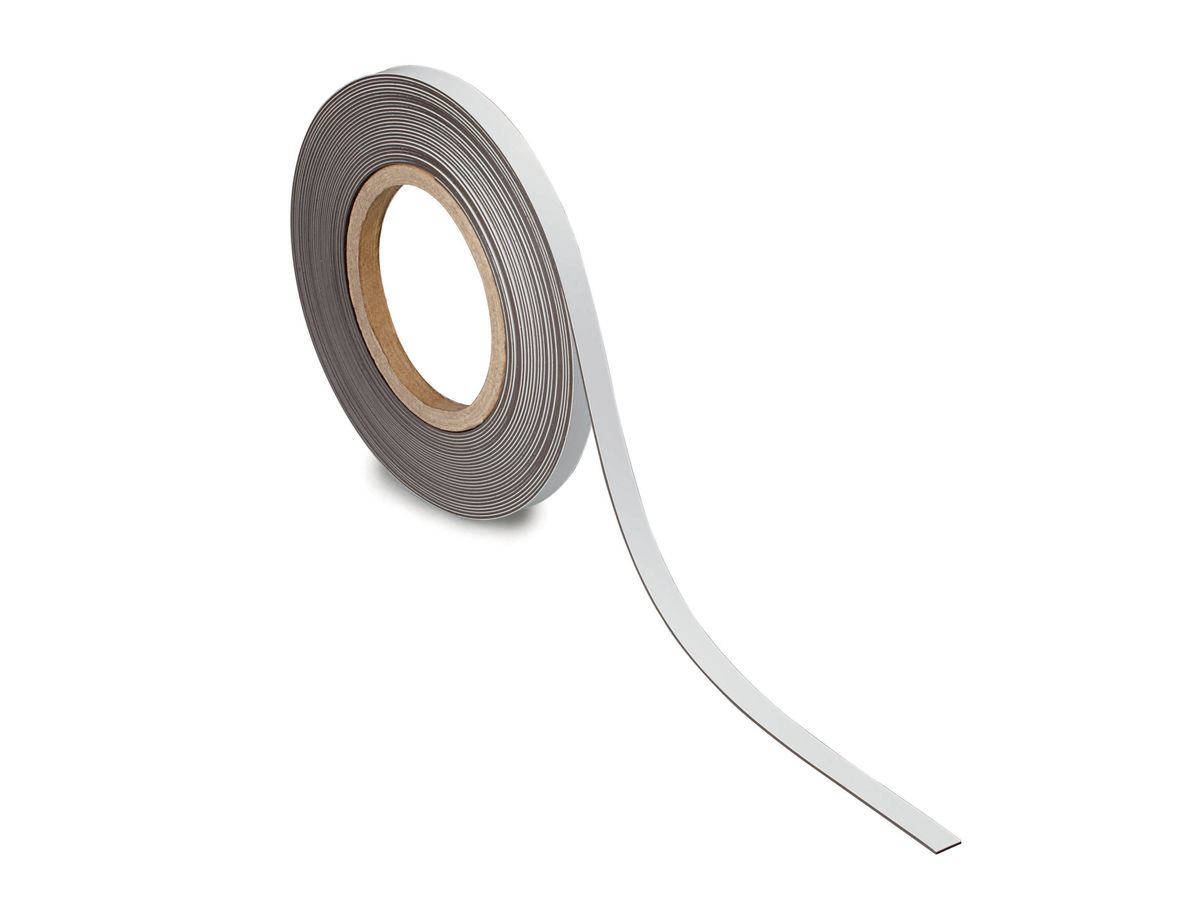 MAUL Magnetband, 10 mm x 10 m, Dicke: 1 mm, weiß (EAN: 4002390063258)