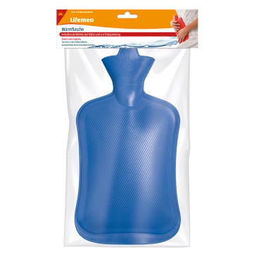 Lifemed Wärmflasche, Fassungsvermögen: 2 l, blau (EAN: 4251594209157)