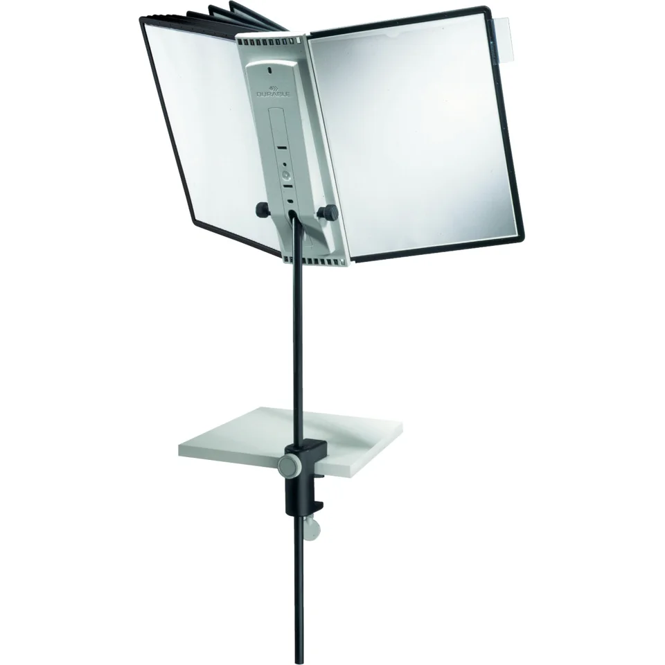DURABLE Display-System SHERPA DESK CLAMP 10, Komplett-Set, schwarz (EAN: 4005546505589)