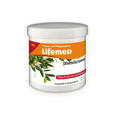 Lifemed Olivenölcreme, 250 ml Tiegel (EAN: 4255802200127)