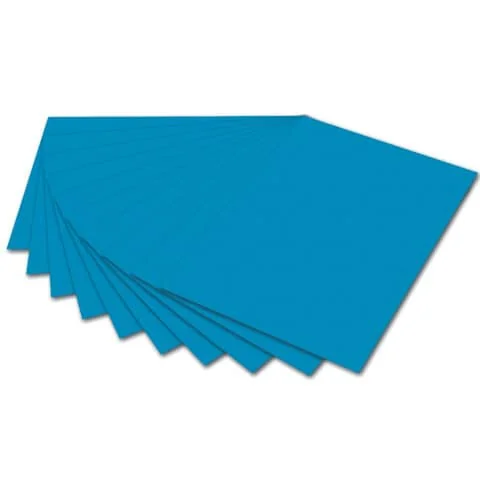 folia Tonpapier, DIN A4, 130 g/qm, mittelblau (EAN: 4001868064346)