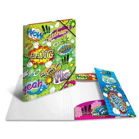 HERMA Eckspannermappe "Comics", PP, DIN A4 (EAN: 4008705193757)