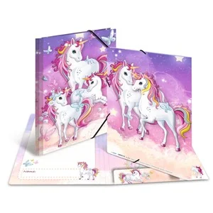 HERMA Eckspannermappe "Einhorn", Karton, DIN A4 (EAN: 4008705193740)