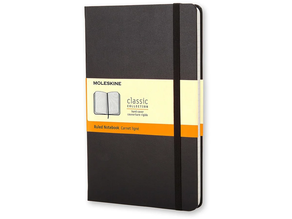 MOLESKINE Notizbuch, L/A5, liniert, Hardcover, schwarz (EAN: 9788883701122)