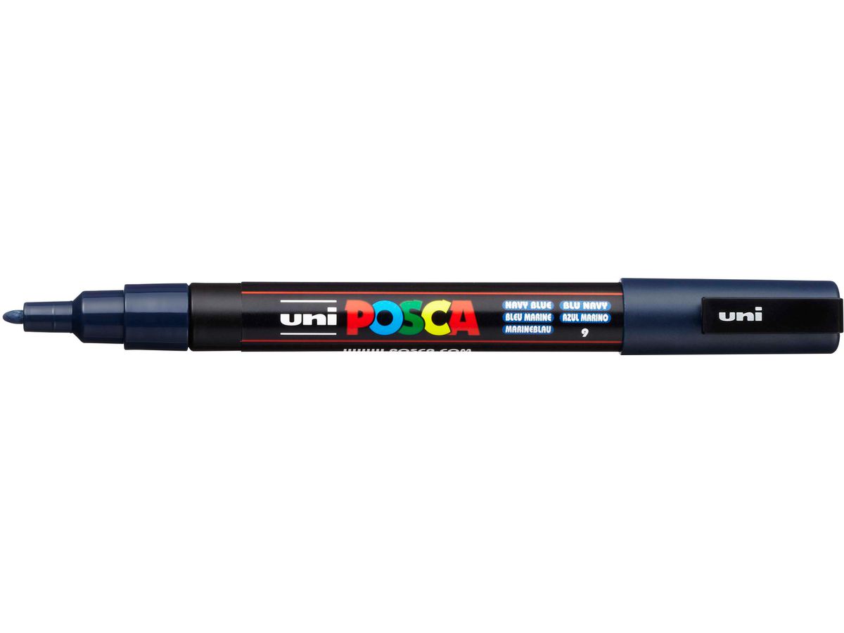 POSCA Pigmentmarker PC-3M, marineblau (EAN: 4902778202302)