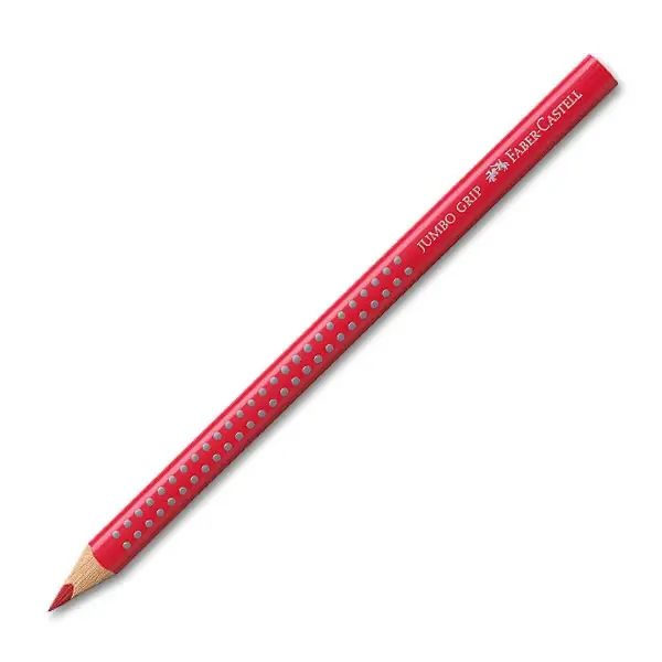 FABER-CASTELL Dreikant-Buntstift Jumbo GRIP, wassermelonen-, wassermelonen-rot (EAN: 4005401109266)