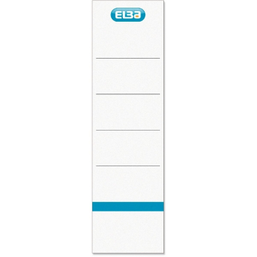 ELBA Ordnerrücken-Einsteckschild, kurz/breit, weiß (EAN: 4002030005716)