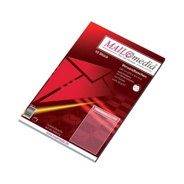 MAILmedia Versandtasche Offset weiß, C4, mit Fenster (EAN: 4003928386115)
