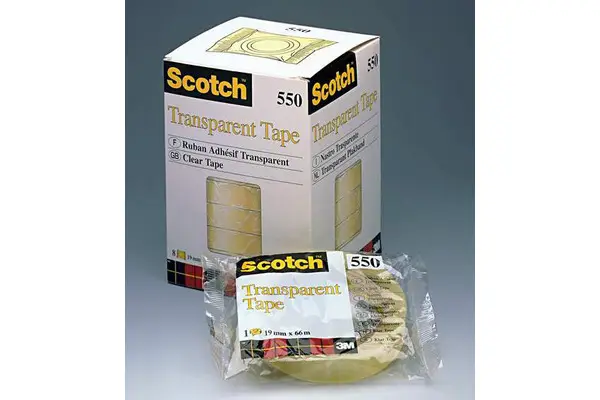 Scotch Klebefilm 550, transparent, 19 mm x 66 m, Folie (EAN: 3134375261449)