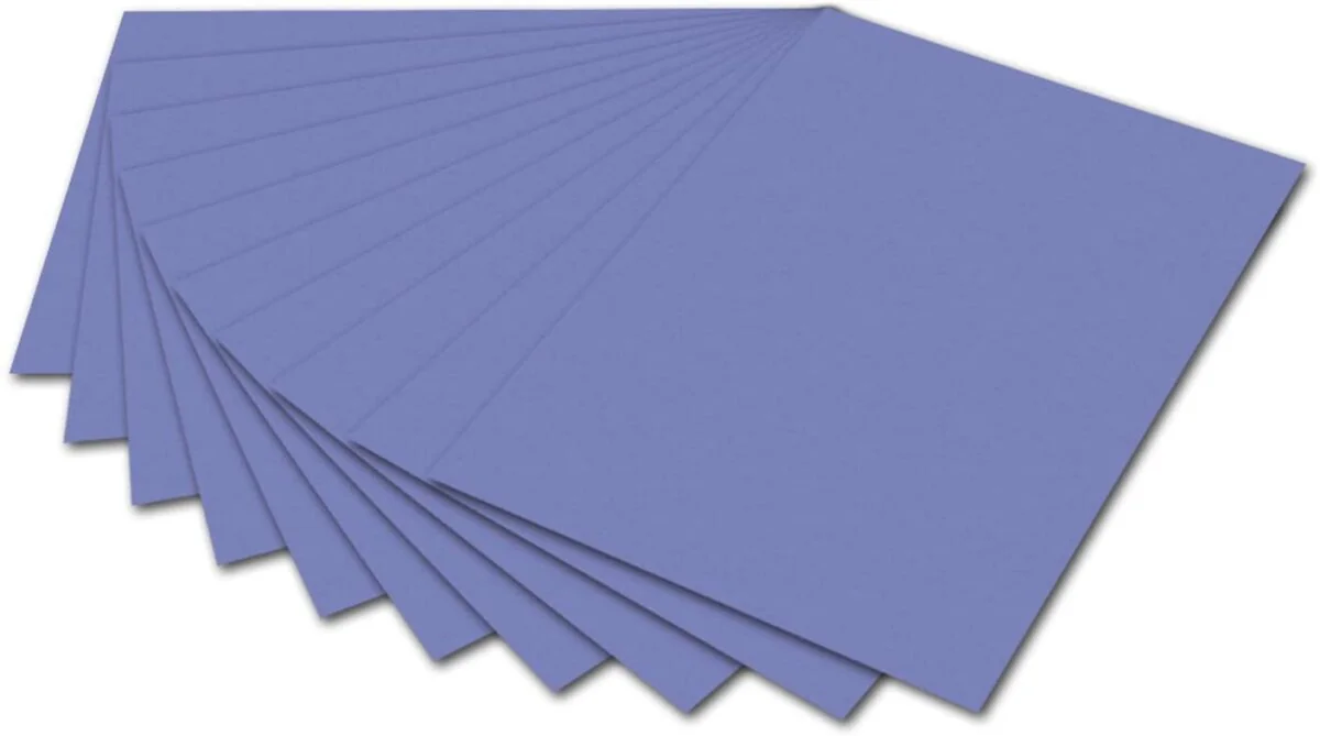 folia Fotokarton, (B)500 x (H)700 mm, 300 g/qm, veilchenblau (EAN: 4001868061376)