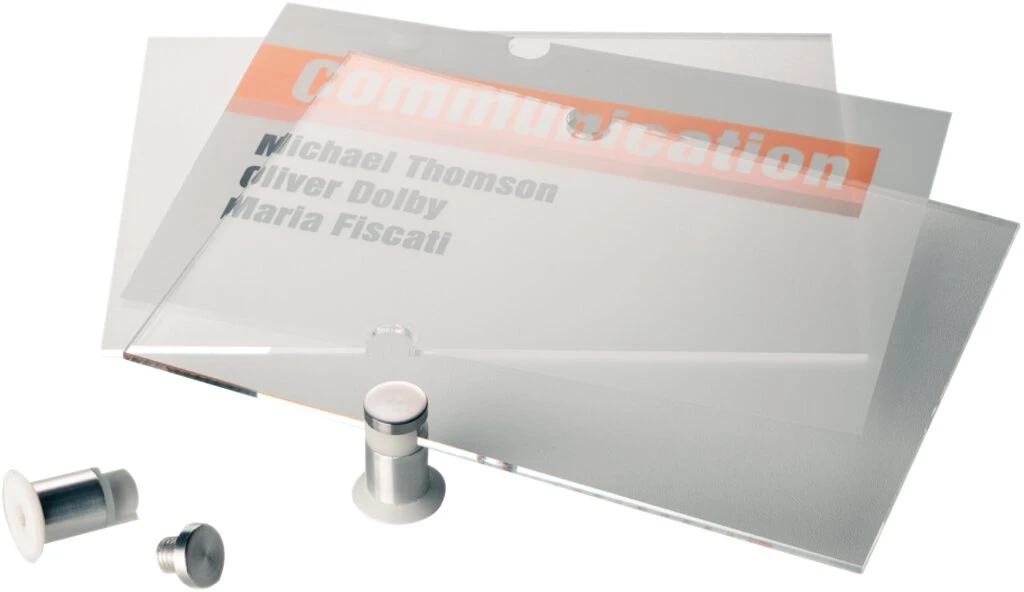 DURABLE Folien CRYSTAL SIGN refill für Türschild 4820 (EAN: 4005546403670)